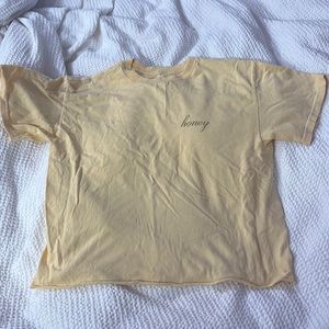 J. Galt cropped honey t-shirt